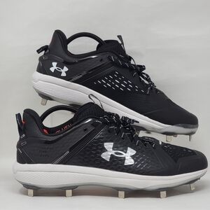 Under Armour Men's Yard Low MT Size 14 Baseball  Cleats 3025592-001 Black New